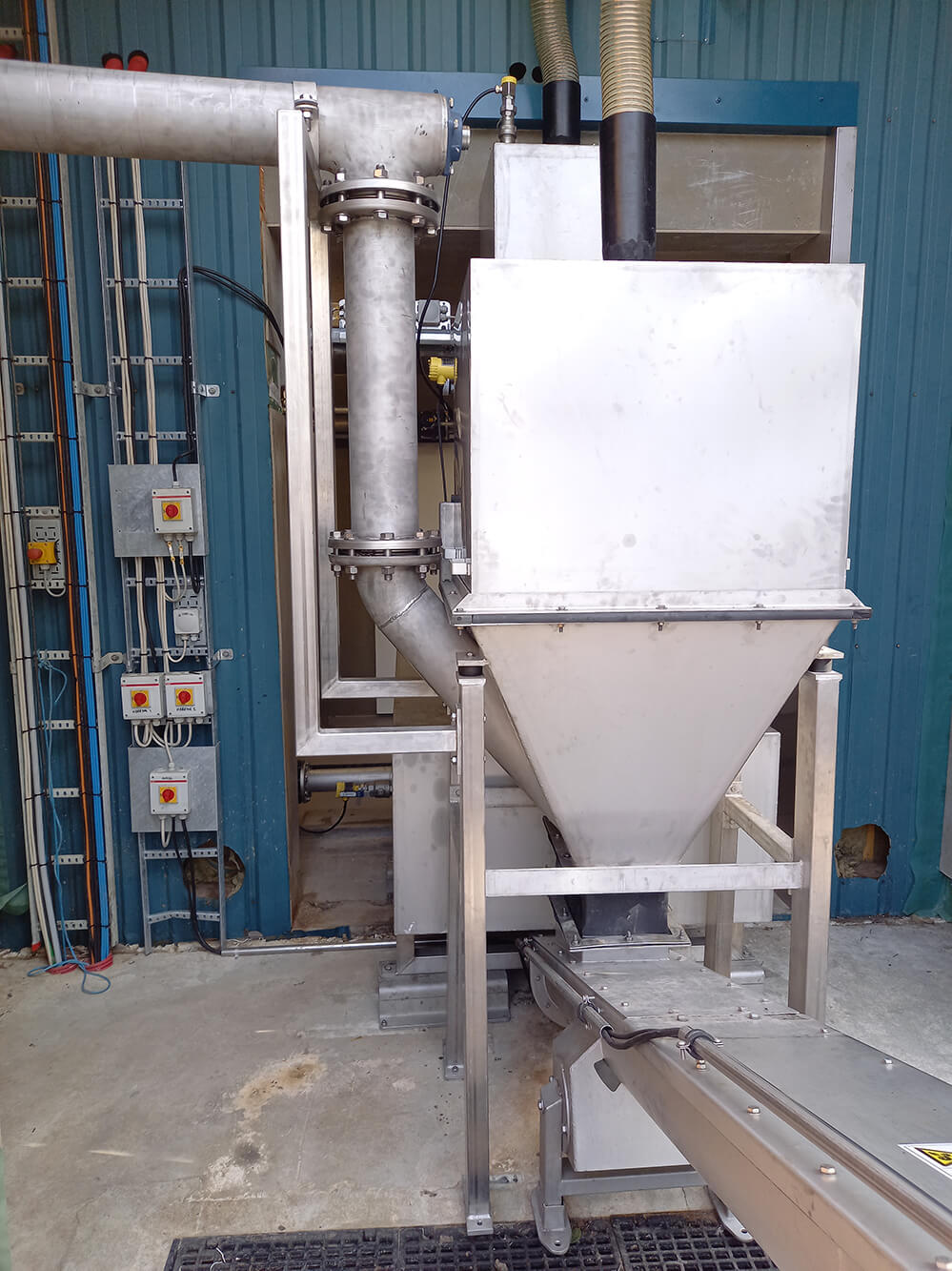 Projektering og Fremstilling/montage af separerings-anlæg på biogasanlæg.